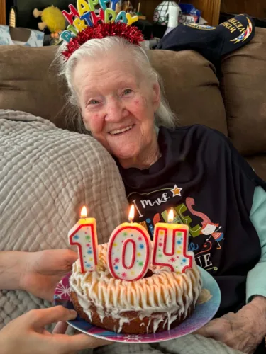 Marian Taylor celebrates 104th birthday